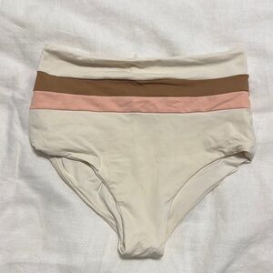 Kids Cream, Pink, and Brown Bottoms